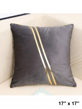 Gold Striped Cushion & Filler